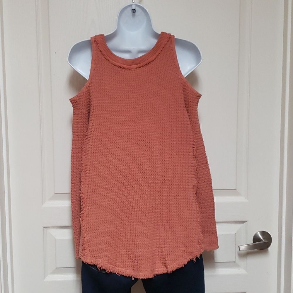 Free People Cold Shoulder Sweater sz S - Picture 7 of 8